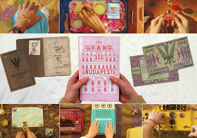 Wes Anderson displaying objects