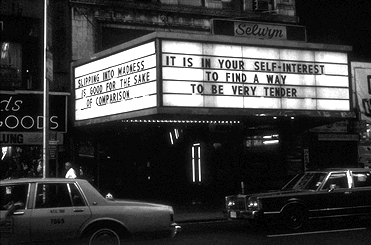 One of Jenny Holzer's works in public space