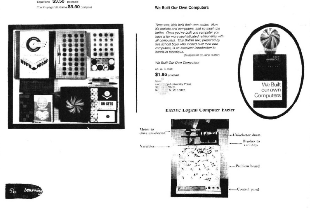 Page from Whole Earth Catalog