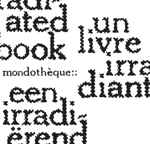 File:Mondotheque A Radiated Book Un livre irradiant Een irradierend boek.png