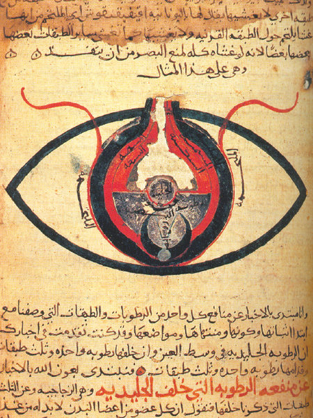 File:An Arabic manuscript, dated 1200CE, titled Anatomy of the Eye, authored by al-Mutadibih..jpg