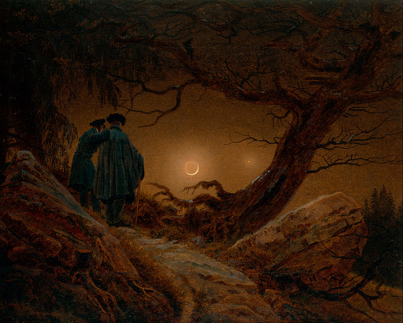 Caspar David Friedrich - Two Men Contemplating the Moon - Google Art Project.jpg