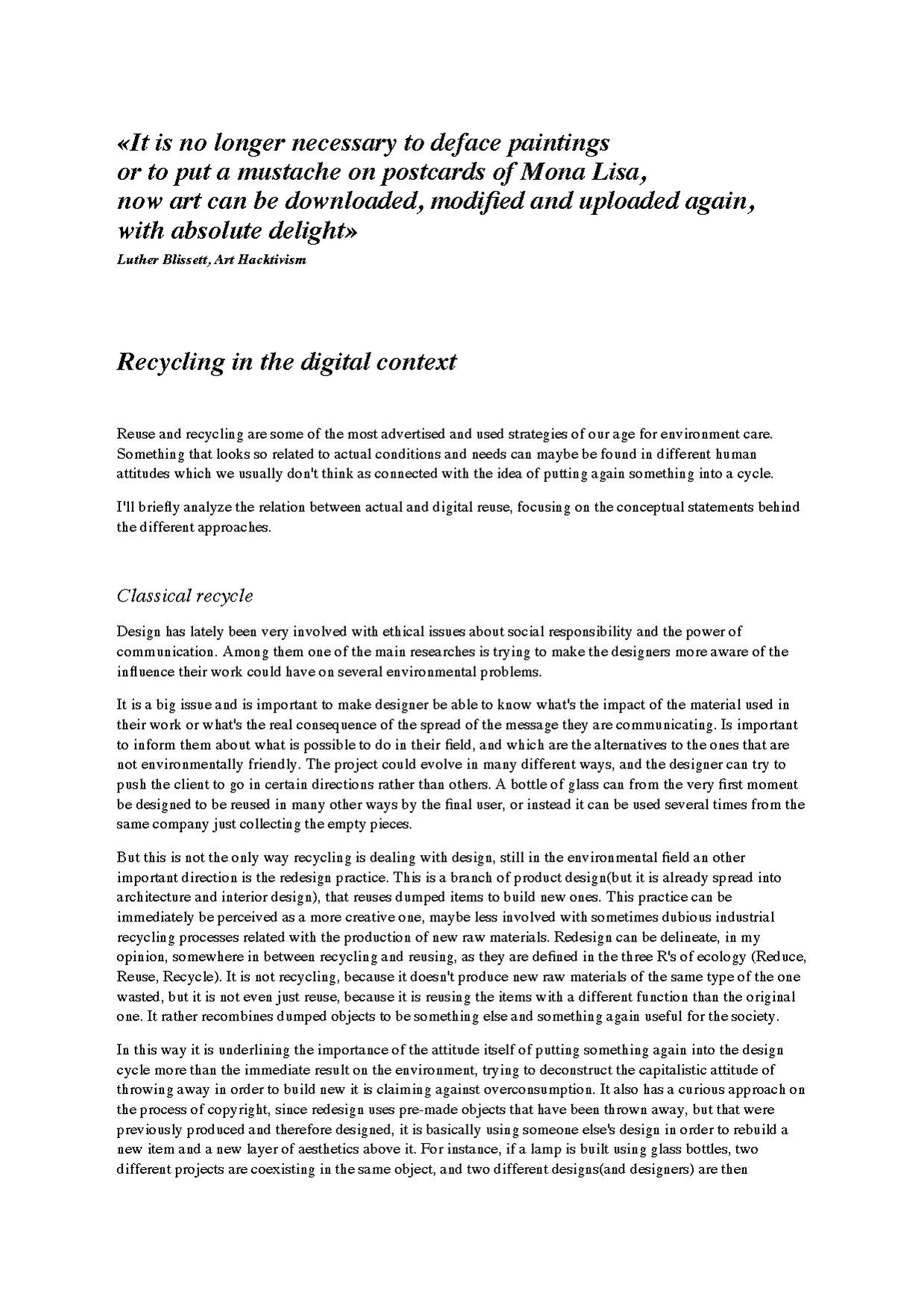 User Loredana Bontempi plan essay digitalrecycling3.pdf