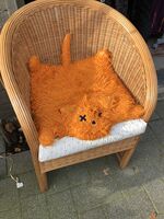 cute cushion, dead by your sitting