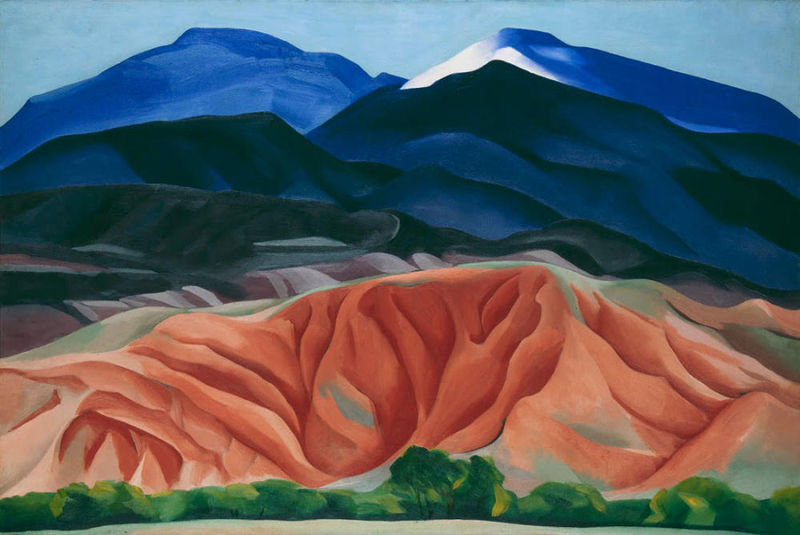 File:Black Mesa Landscape, New Mexico-Out Back of Marie’s II,1930, oil on canvas by Georgia O’Keeffe..jpg