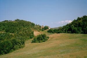 Cà de Monti, view from the trail 569.
