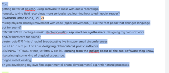 Exercise from Prototyping Class #1.