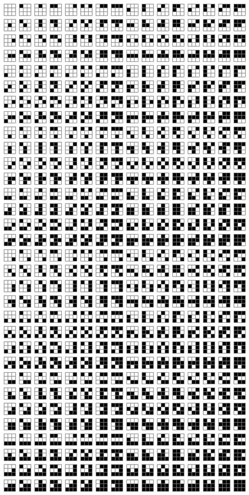 random combinations in 9x9 square