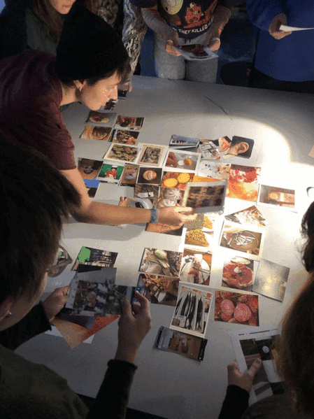File:Mapping workshop, the invitation was to arrange-organize-map pictures that chae have been taken or collected.gif