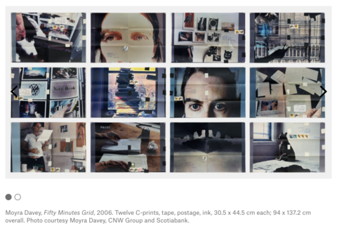 Moyra Davey, "Fifty Minutes Grid", 2006.png