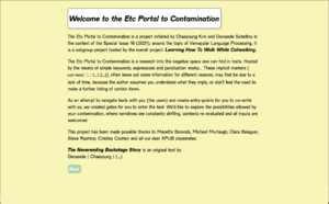 Etc Portal to contamination