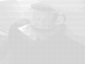 Crosshatched image of a mug with a Teambreaker attached to it