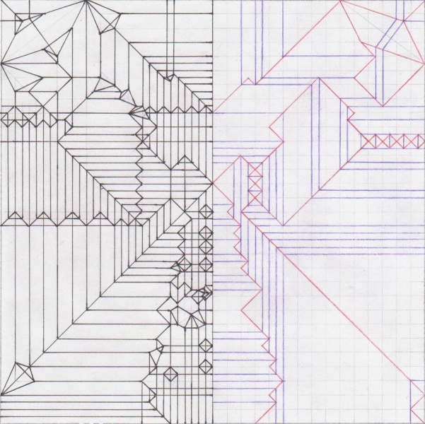 File:Guyver III Crease Pattern by origami artist galen.jpg