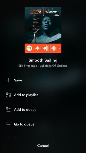 Spotify screenshot smooth sailing.jpeg