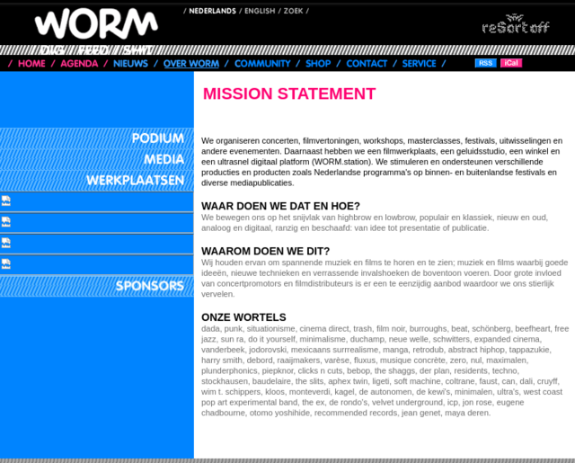 WORM Mission Statement (2006)