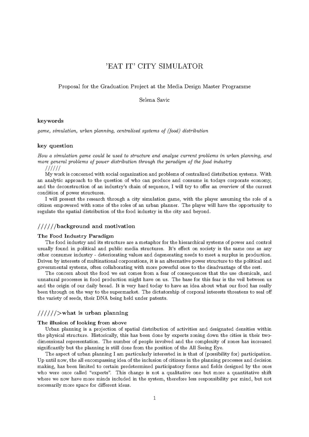 User Selena Savic Proposal proposal.pdf