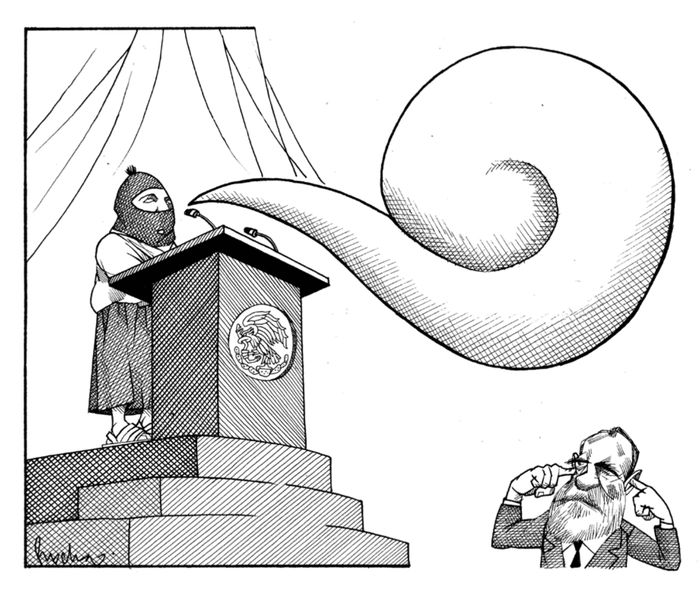 Cartoon from Gonzalo Rocha